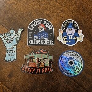 Dutch Bros Coffee Five Sticker Pack